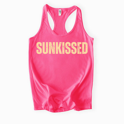 SUNKISSED Ladies Racerback Tank – Next Level 1553