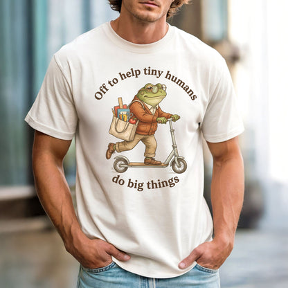 Off to Help Tiny Humans Do Big Things | Comfort Colors Teacher Tee