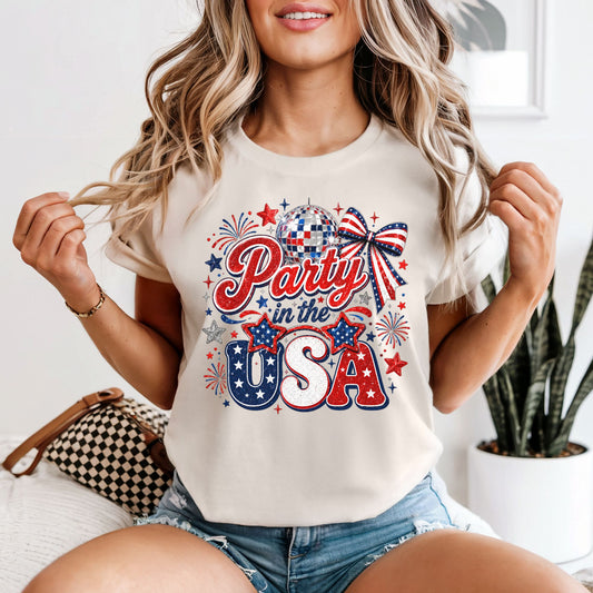 Party In The USA Comfort Colors Tee