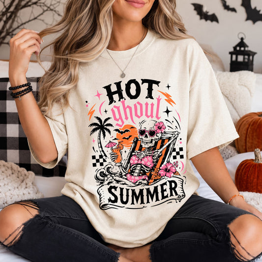 Hot Ghoul Summer Shirt, Summerween Comfort Colors Tee
