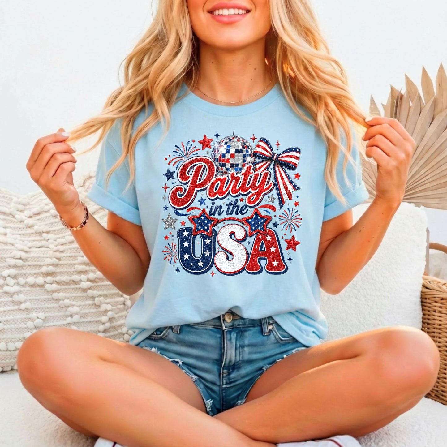 Party In The USA Bella Canvas Tee
