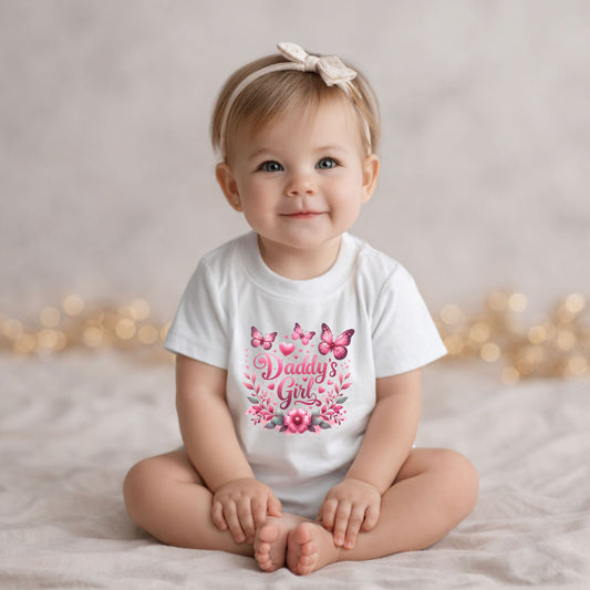 Daddy's Girl Toddler T-Shirt | Rabbit Skins 3321 | DTF Print