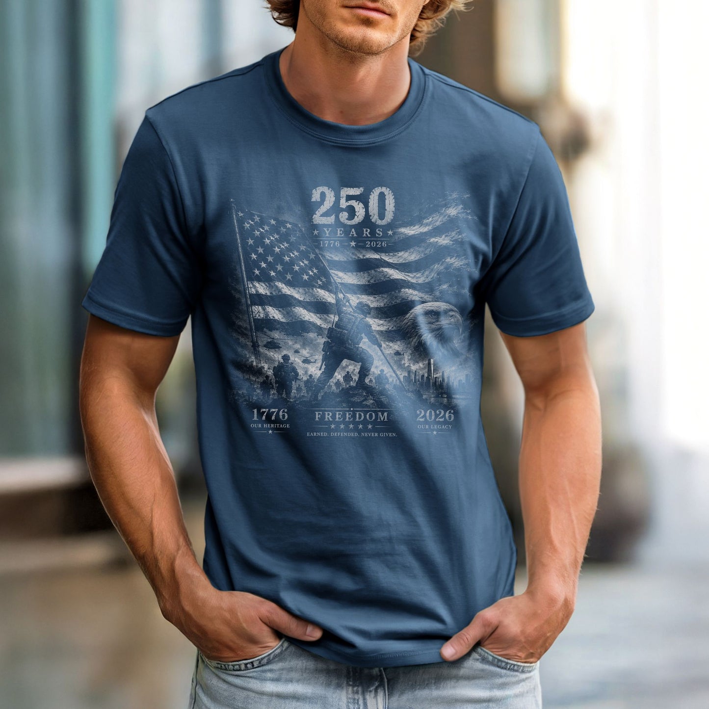 250 Years of Freedom Comfort Colors Unisex Tee