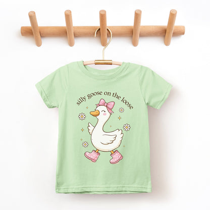 Silly Goose on the Loose Toddler T-Shirt | Rabbit Skins 3321 | DTF Print