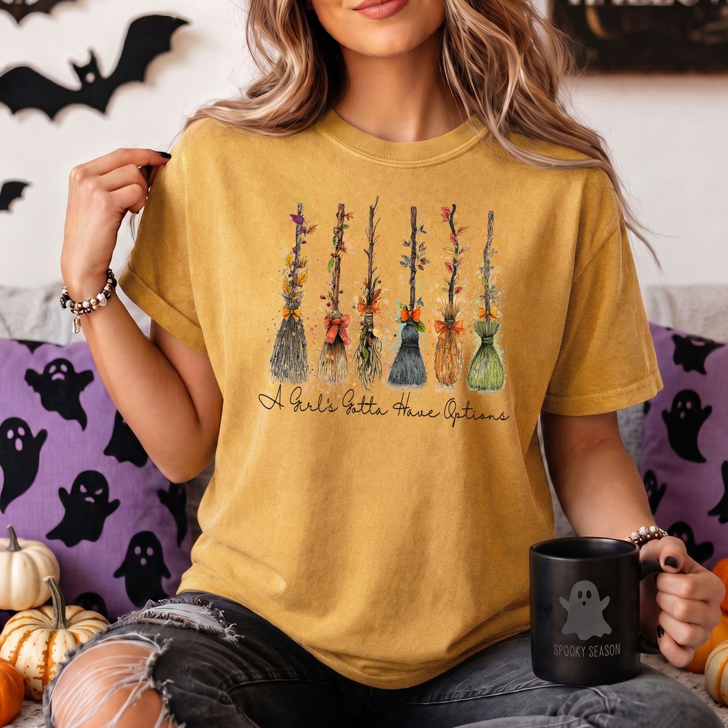 A Girl's Gotta Have Options Comfort Colors Tee or Sweatshirt