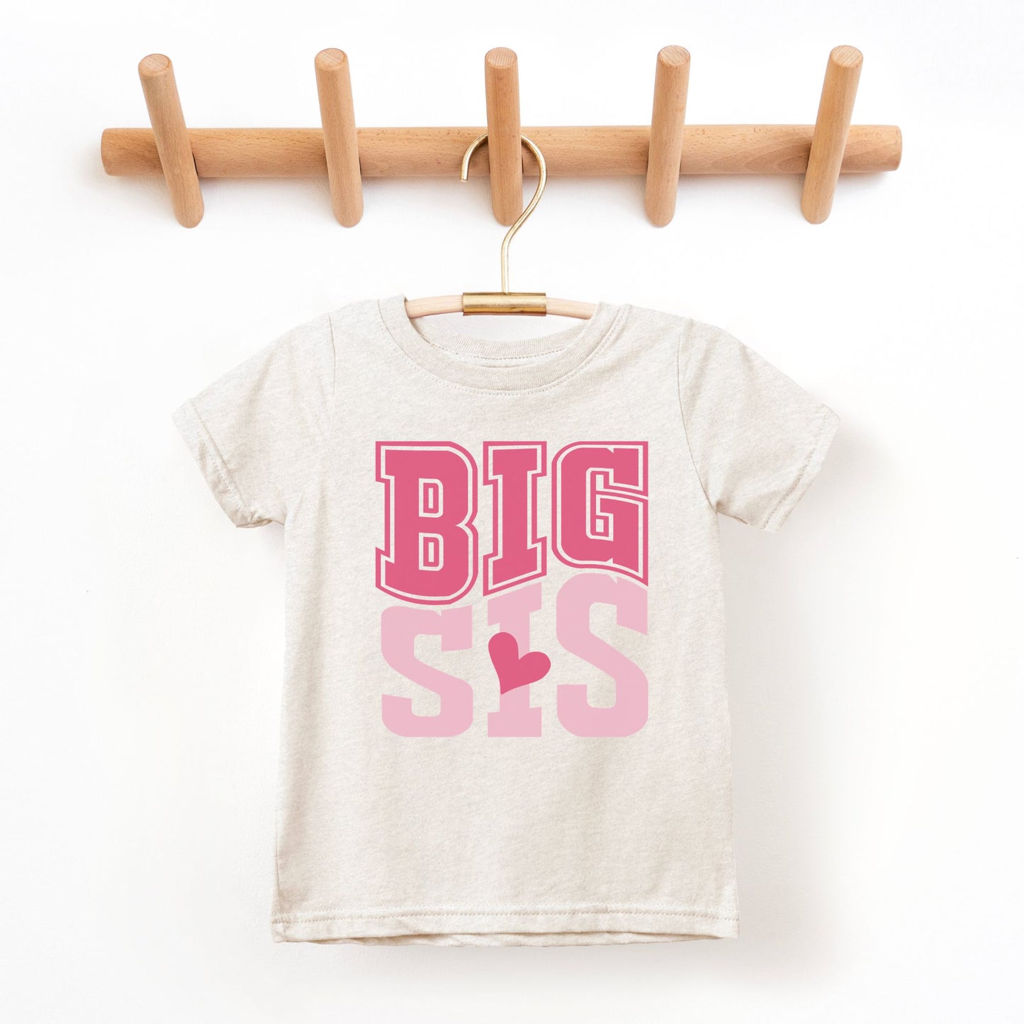 Big Sis Toddler T-Shirt | Rabbit Skins 3321 | DTF Print