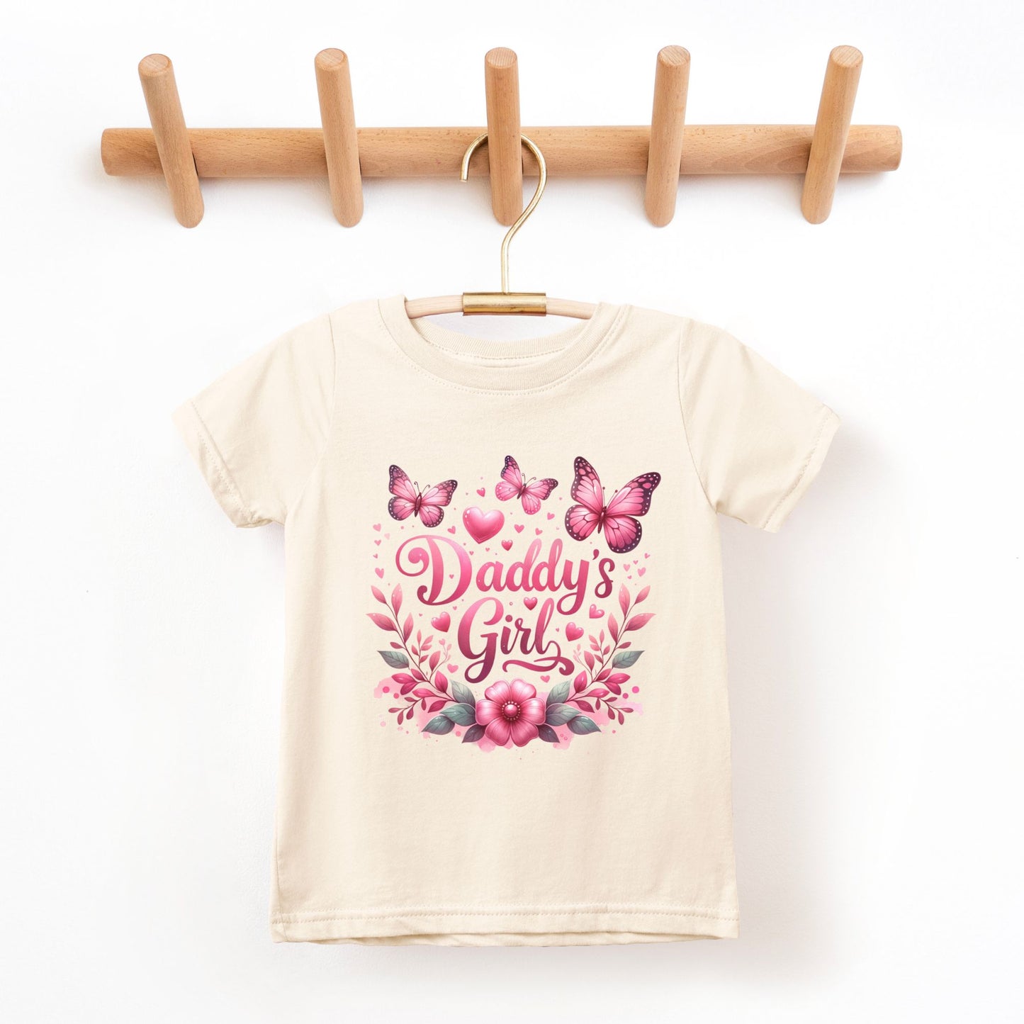 Daddy's Girl Toddler T-Shirt | Rabbit Skins 3321 | DTF Print