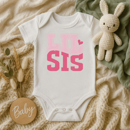 Lil Sis Baby Onesie | Rabbit Skins 4424 | DTF Print