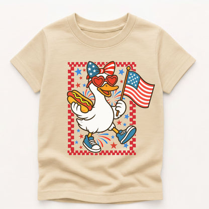 Patriotic Goose Kids Gildan 5000B Tee