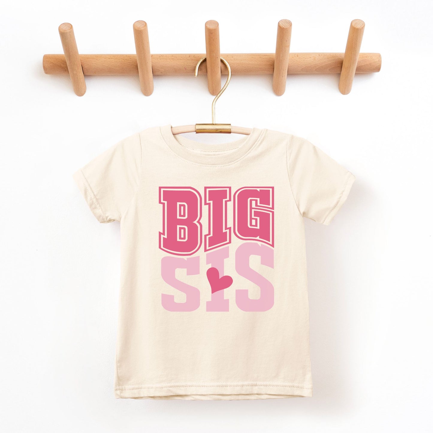 Big Sis Toddler T-Shirt | Rabbit Skins 3321 | DTF Print