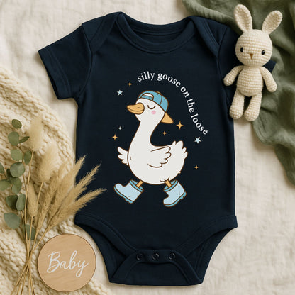 Silly Goose on the Loose Toddler T-Shirt | Rabbit Skins 3321 | DTF Print