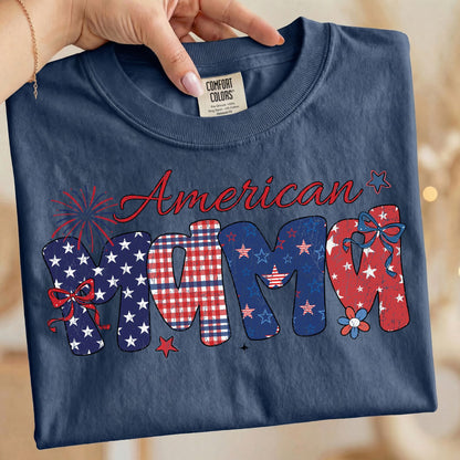 American Mama 4th of July Comfort Colors Tee