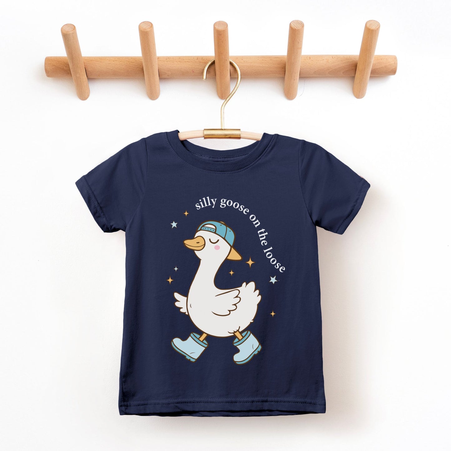 Silly Goose on the Loose Toddler T-Shirt | Rabbit Skins 3321 | DTF Print