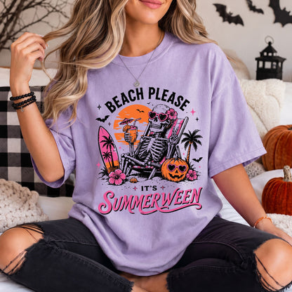 Beach Please – Summerween Comfort Colors Tee