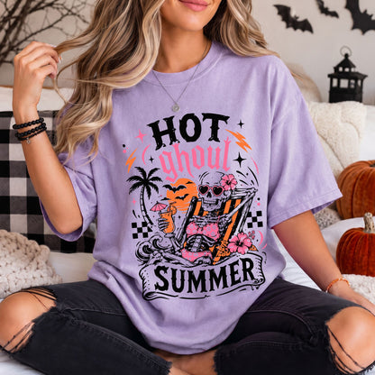 Hot Ghoul Summer Shirt, Summerween Comfort Colors Tee