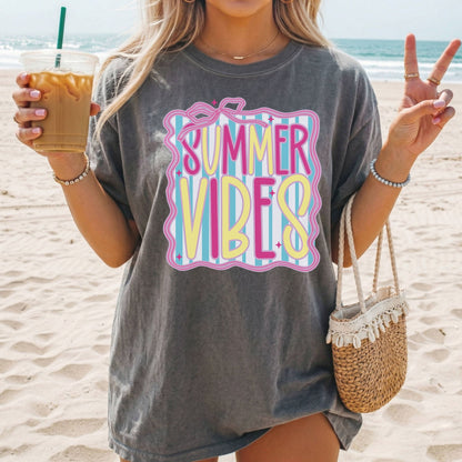 Summer Vibes Comfort Colors Tee