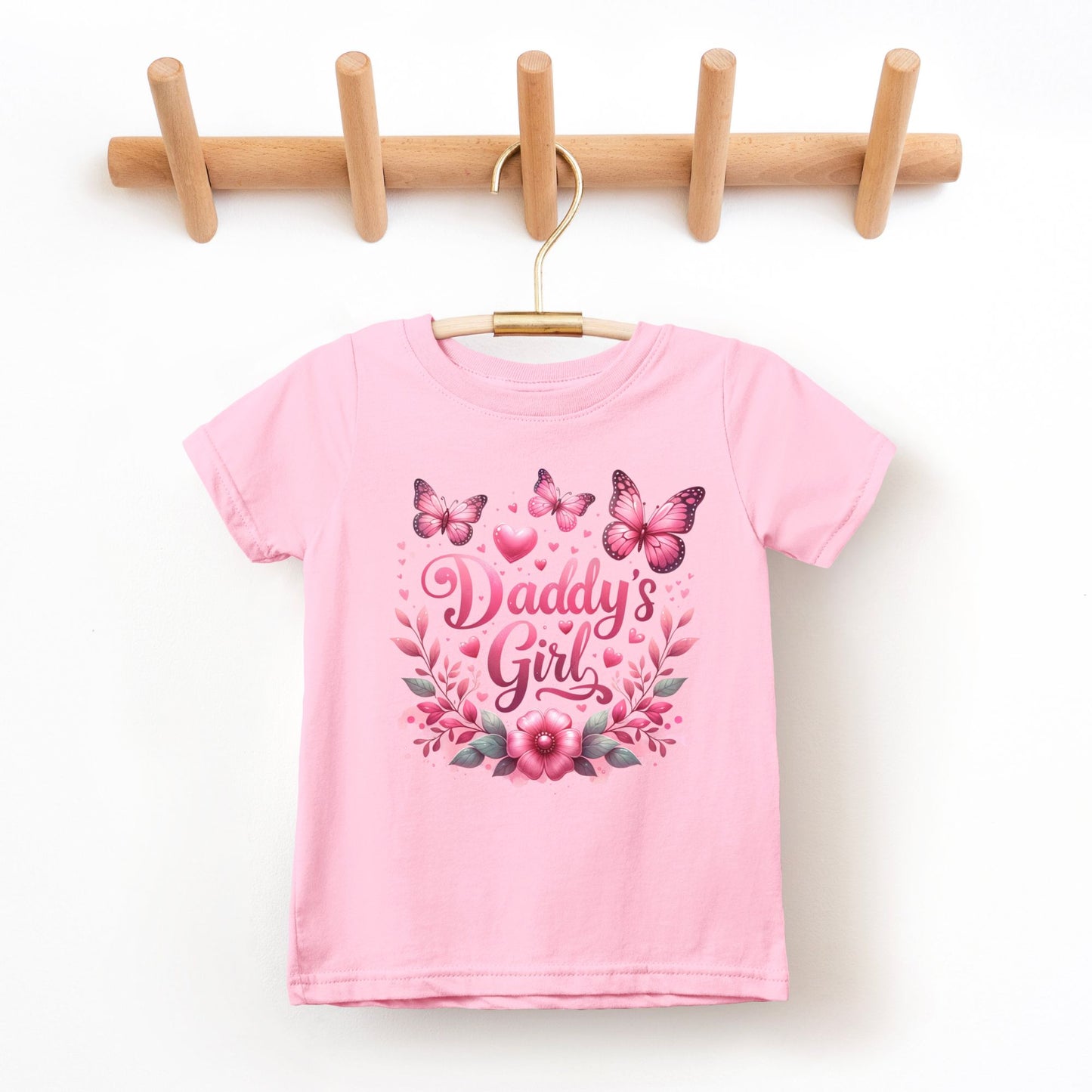 Daddy's Girl Toddler T-Shirt | Rabbit Skins 3321 | DTF Print
