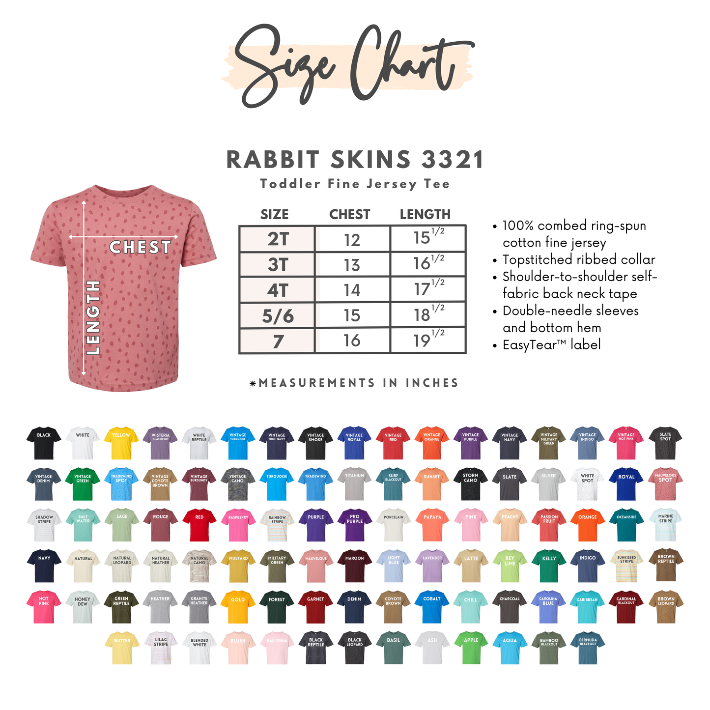 Daddy's Girl Toddler T-Shirt | Rabbit Skins 3321 | DTF Print