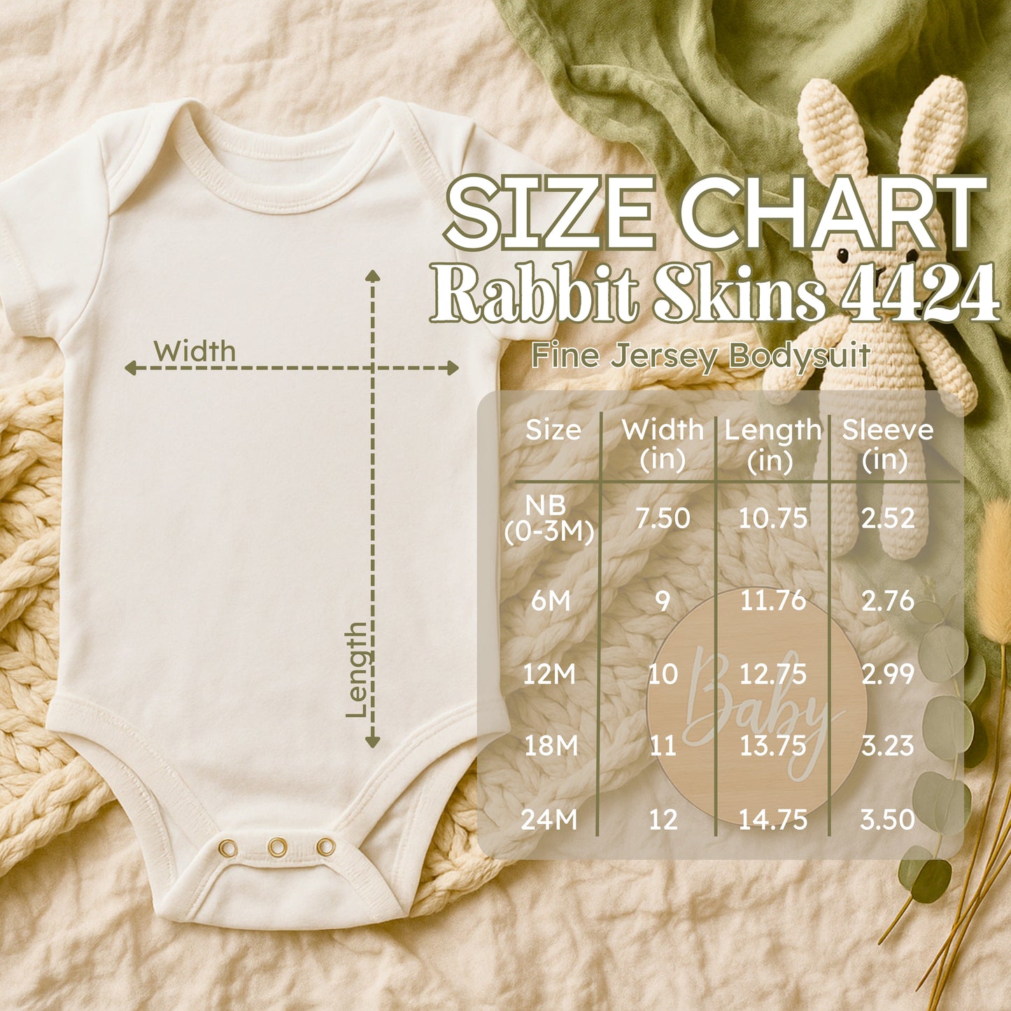 Lil Sis Baby Onesie | Rabbit Skins 4424 | DTF Print