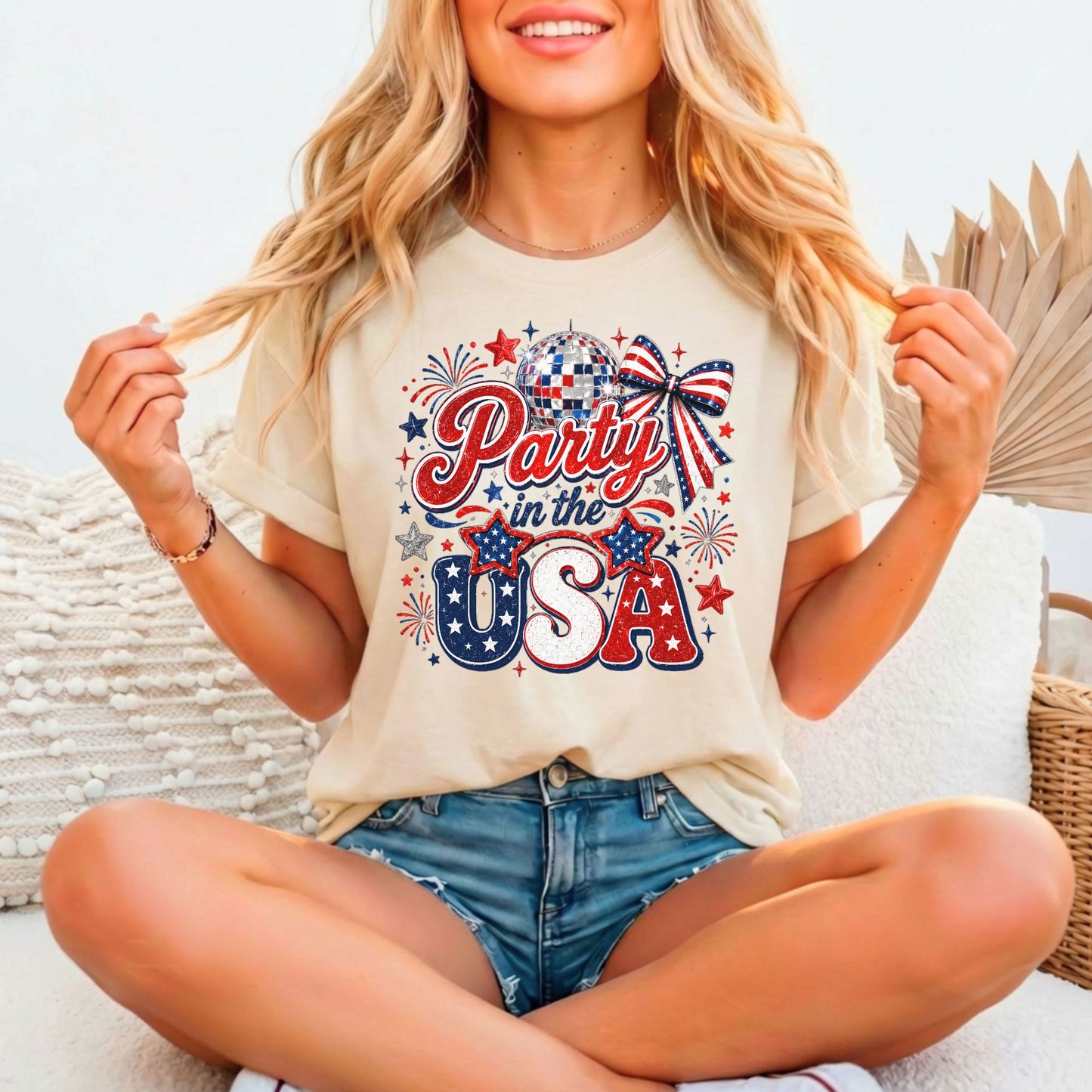 Party In The USA Bella Canvas Tee