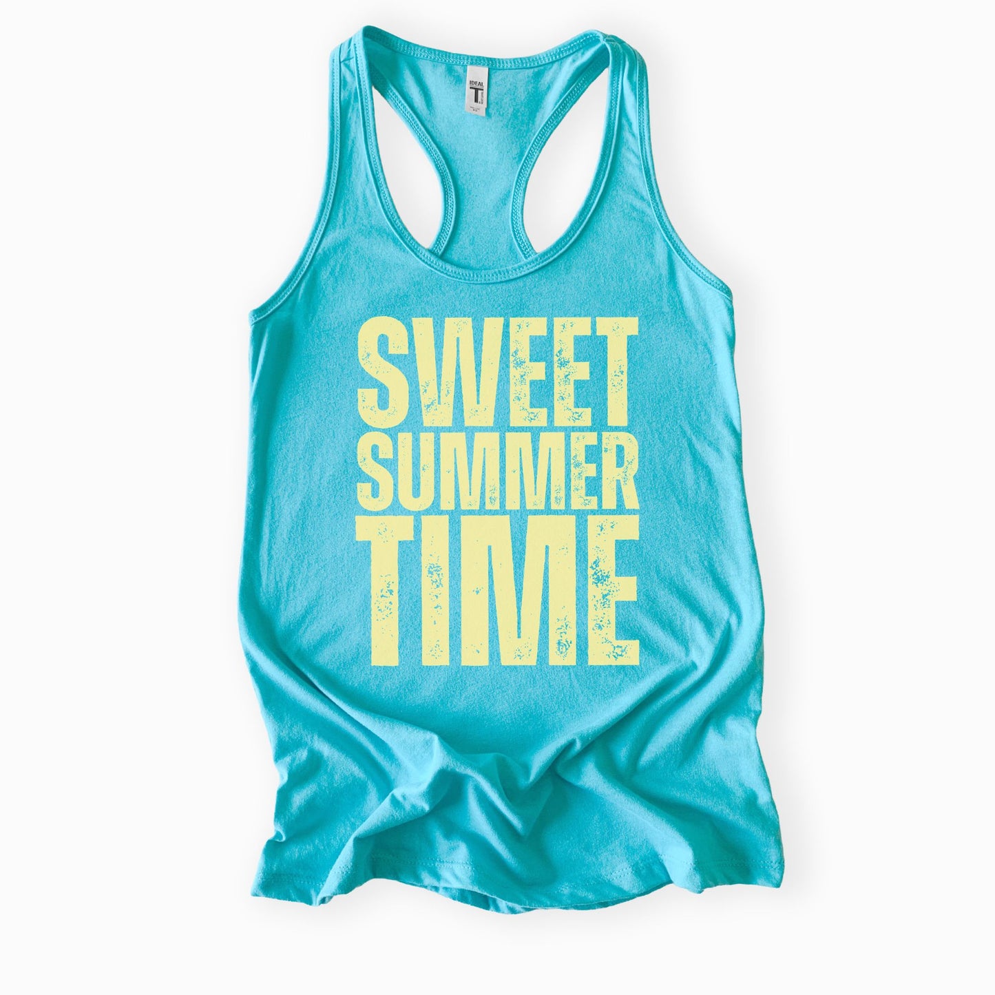Sweet Summer Time Ladies Racerback Tank – Next Level 1553