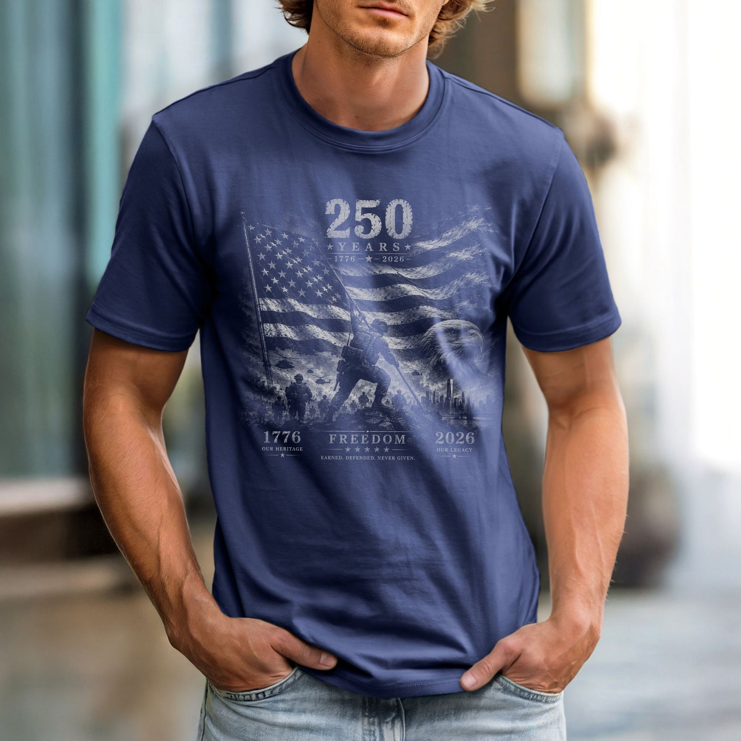 250 Years of Freedom Comfort Colors Unisex Tee