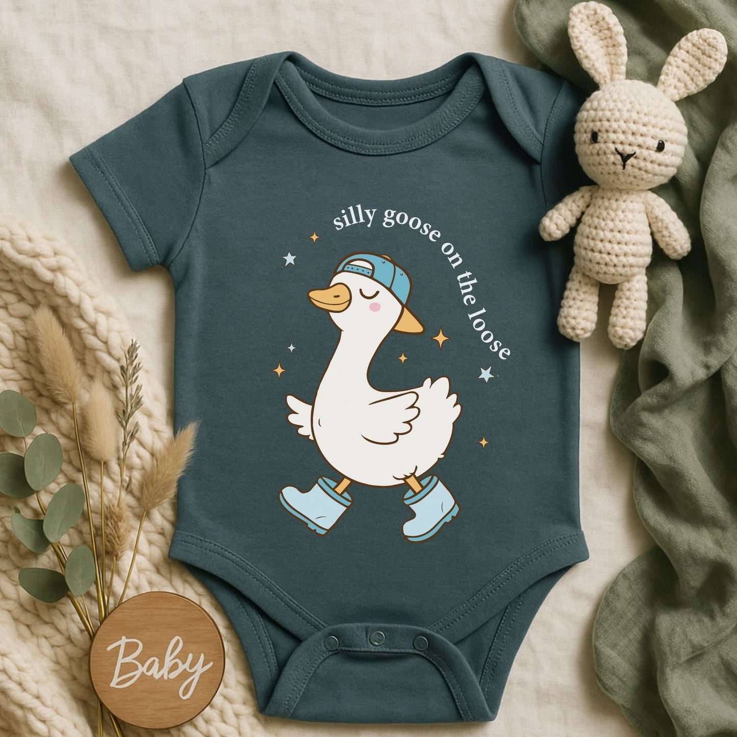 Silly Goose on the Loose Toddler T-Shirt | Rabbit Skins 3321 | DTF Print