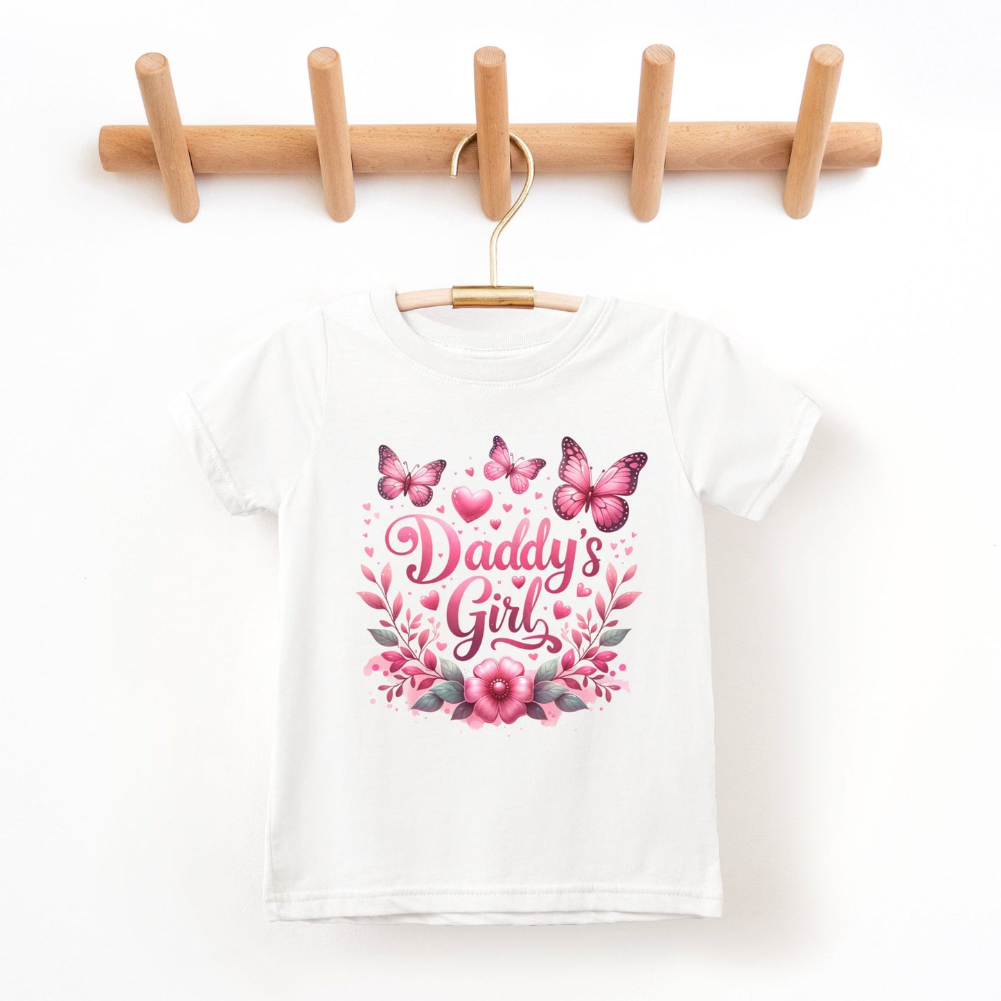 Daddy's Girl Toddler T-Shirt | Rabbit Skins 3321 | DTF Print