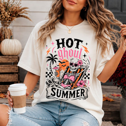 Hot Ghoul Summer Shirt, Summerween Comfort Colors Tee