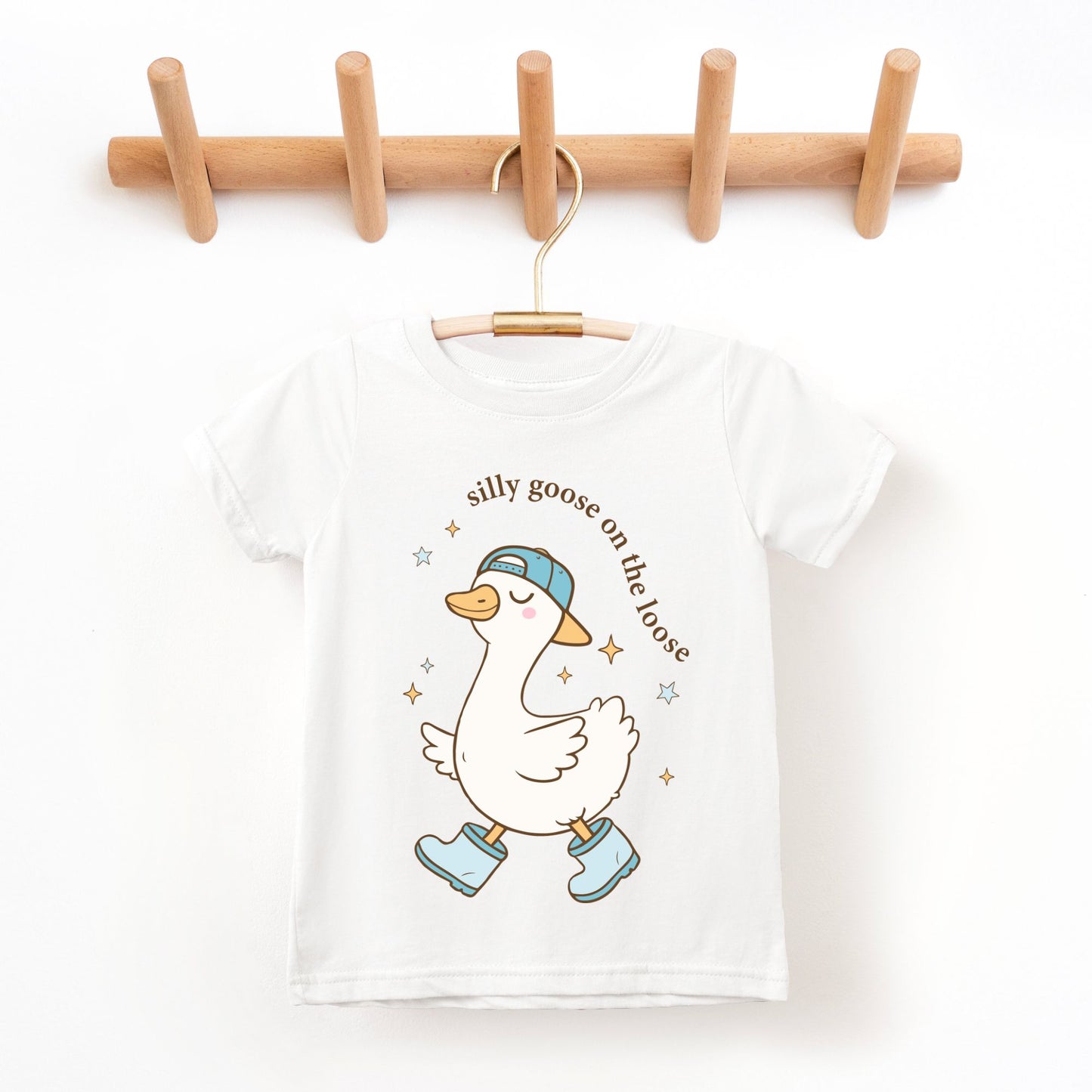 Silly Goose on the Loose Toddler T-Shirt | Rabbit Skins 3321 | DTF Print