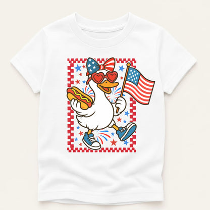 Patriotic Goose Kids Gildan 5000B Tee