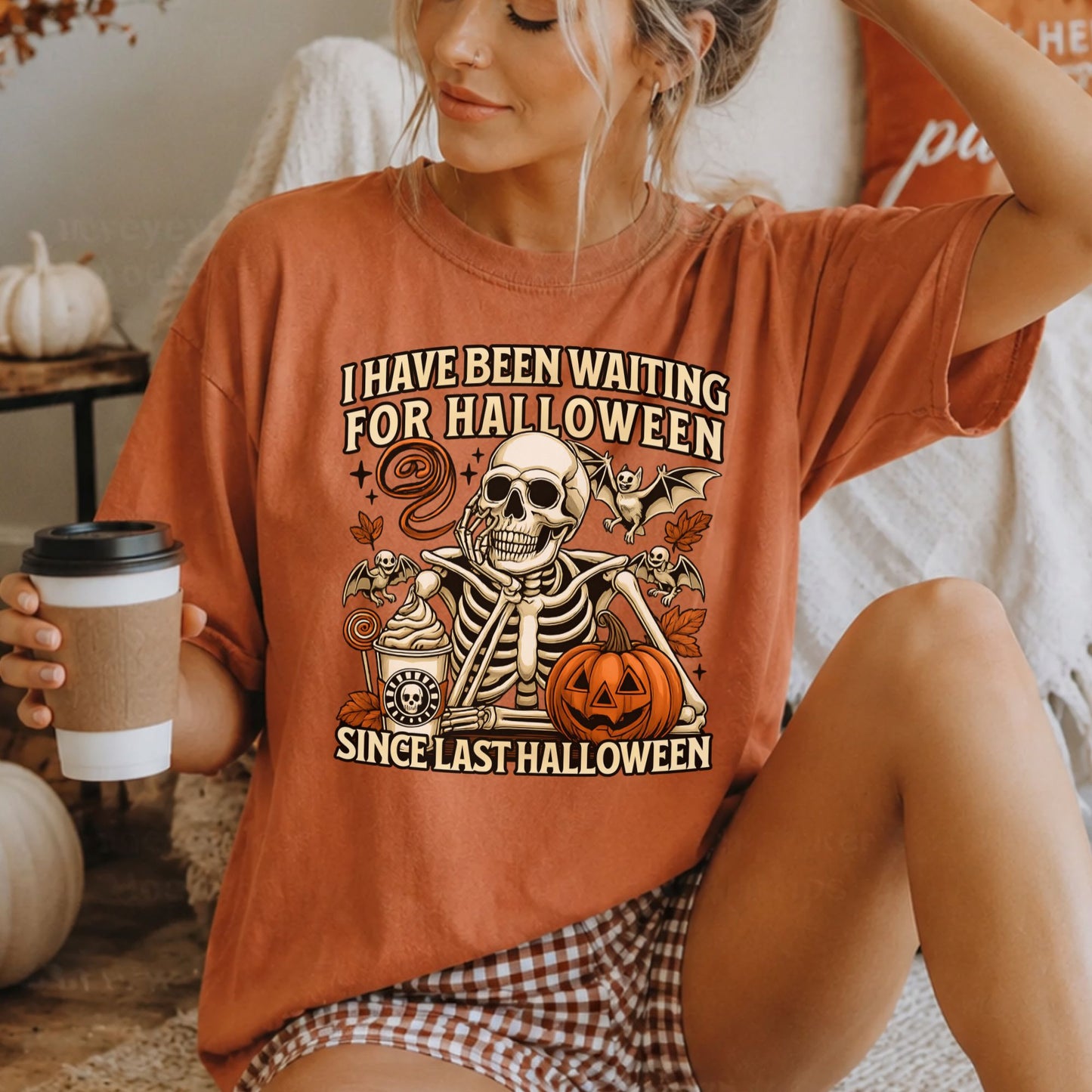 I've Been Waiting for Halloween Since Last Halloween – Comfort Colors Tee