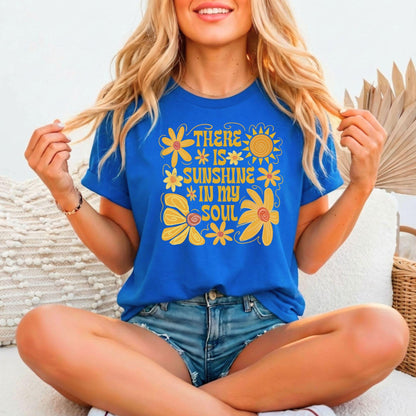 There Is Sunshine In My Soul – Bella Canvas 3001 Relaxed Fitted Unisex Tee