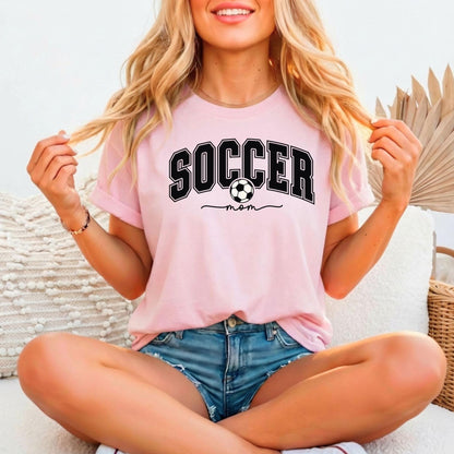Soccer Mom Shirt | Bella Canvas 3001 Relaxed Fitted Tee | Game Day Apparel