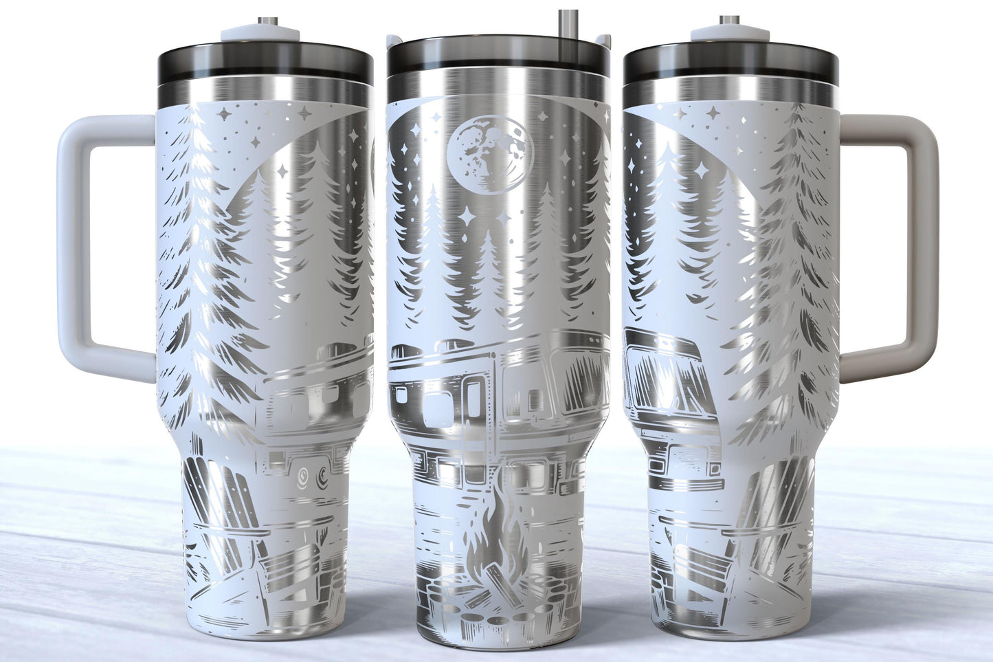 RV Camping Laser Engraved 40oz Makerflo Tumbler