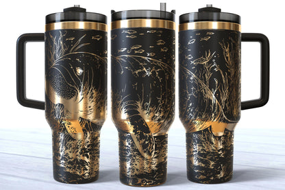 Laser Engraved Ocean Manatee 40oz Makerflo Tumbler
