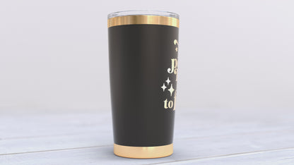 Hocus Pocus I Need Coffee To Focus 20oz Laser Engraved Tumbler